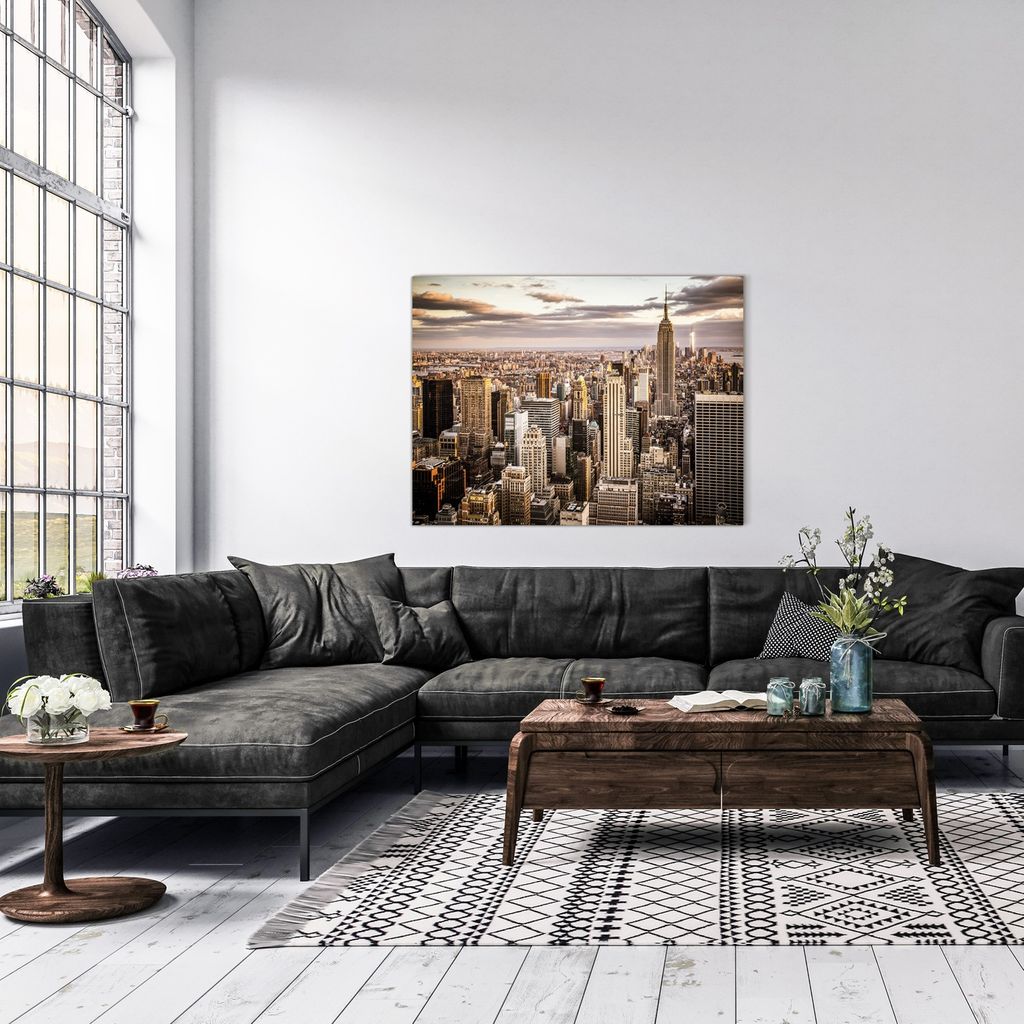 Színes vászon kép 85x110 cm, városkép - CAPITALE - Butopêa termék 2. képe